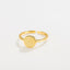 18k Gold Plated Adjustable S925 Sterling Silver Minimalist Ring