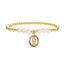 IG Style Cross Heart Eye Zircon Beaded Bracelet