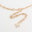 Ig Style Geometric Alloy Plated Acrylic Women's Chain Belt with Pearl Tassel Decoration