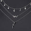 Snake & Butterfly Rhinestone Multi-Layer Necklace for Women