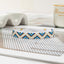 Geometric Eye Unisex Miyuki Bead Bracelet - Bohemian Blue & White Handmade Design