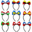 Independence Day Multicolor Bow Knot Headband Festival Costume Accessory