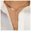 Individual Fish Bone Clavicle Chain Fashion Imitation Pearl Pendant Necklace for Women