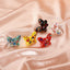 Acrylic Butterfly Resin Ring and Retro Animal Bracelet Set for Women