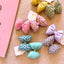 Kids' Floral Bow Knot Hair Tie Set - Cotton Headbands for Girls