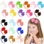 Kids' Bow Knot Headband - Solid Color Polyester Rib Hair Accessories for Girls and Women