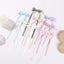 Children's Bow Knot Tassel Hair Clip - Polyester Cotton, Solid Candy Colors