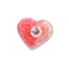 Children's Heart Shaped TPU Stamping Hair Tie Set - Color-Blocking Love Candy Rubber Bands