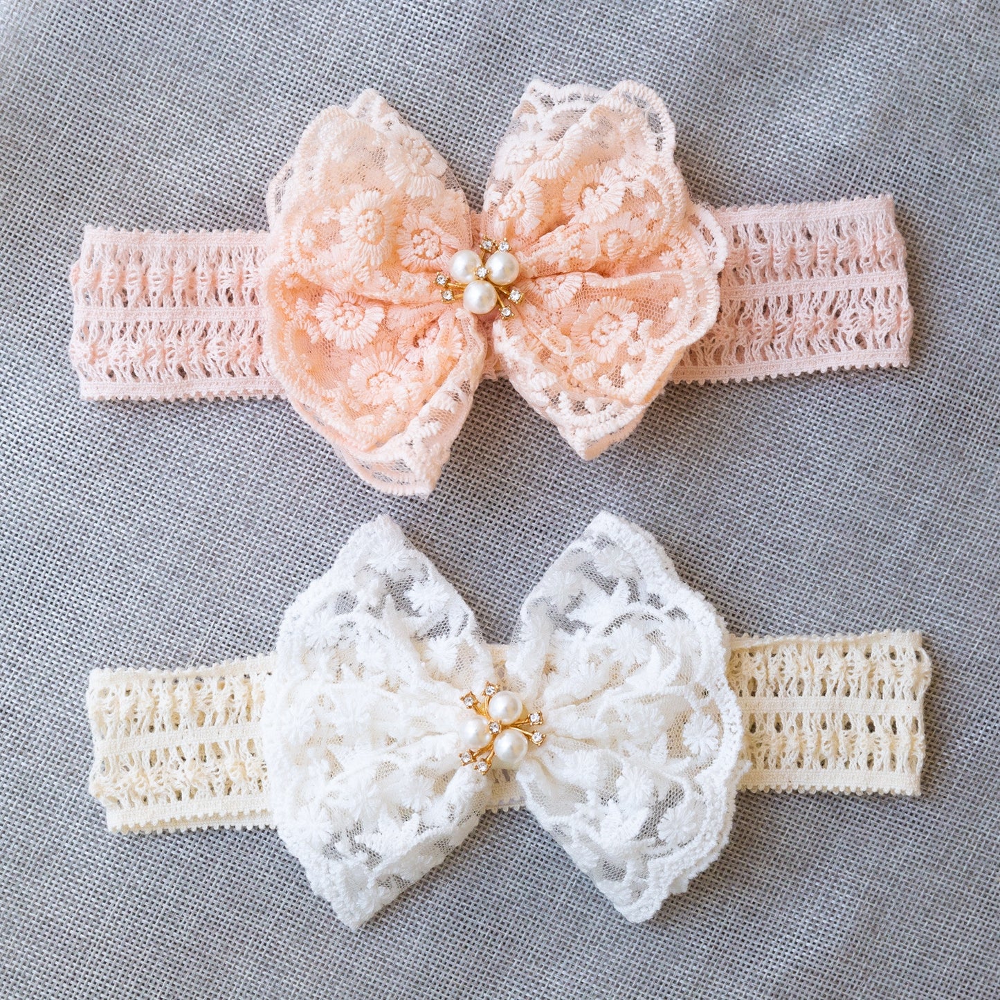 Kids' Princess Bow Knot Lace Hairband - Baby Girl Hair Accessory