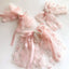 Princess Bow Knot Lace Hair Clip with Pearl Streamer for Girls