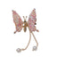 Children's Butterfly Rhinestone Hair Clip with Pearl Tassel Accessories