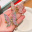 Children's Butterfly Rhinestone Hair Clip with Pearl Tassel Accessories