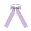 Children's Macaron Bow Knot Hair Clip - Solid Color Cute Hairpin Ornament