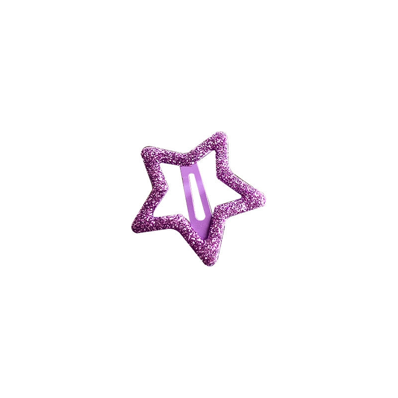 Y2K Star Alloy Hair Clip for Girls