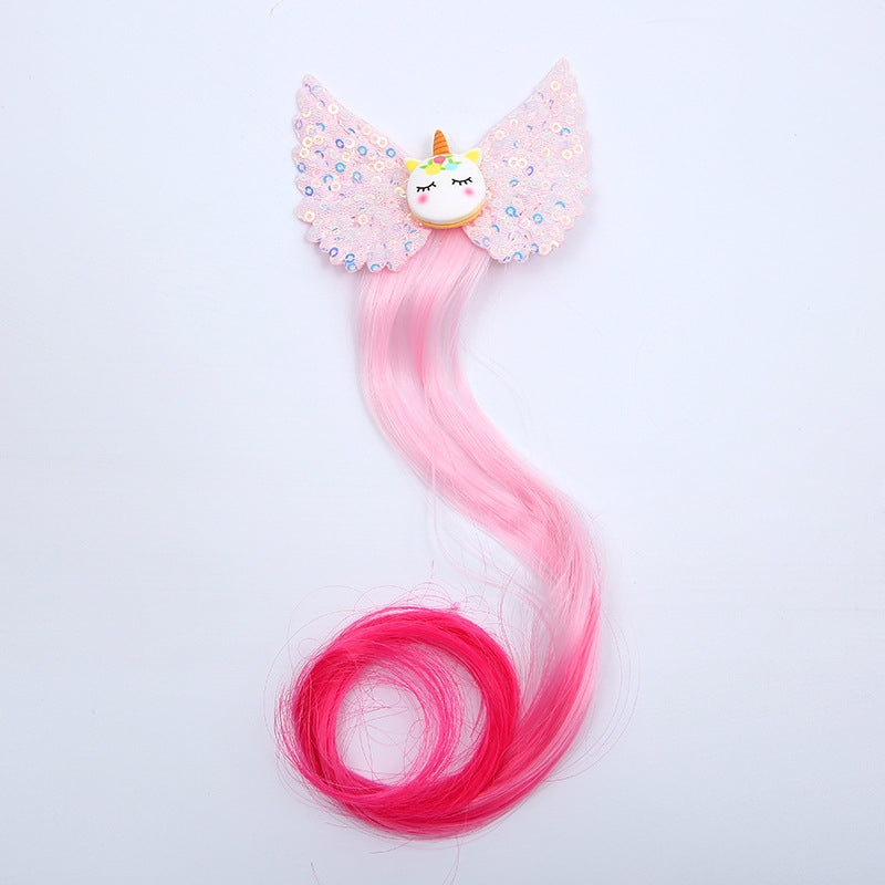 Kids' Unicorn Hair Clip - Colorful Cartoon Hair Accessory for Girls