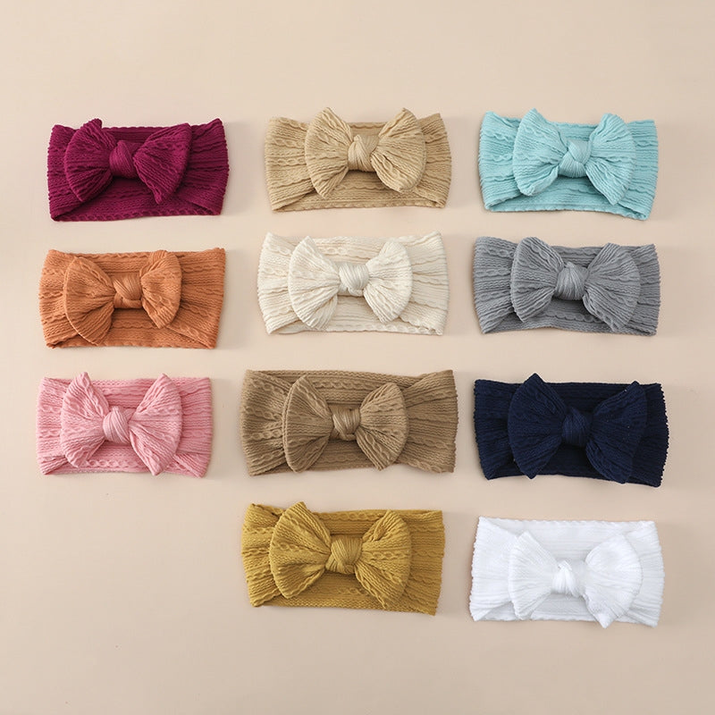 Children's Stylish Bow Knot Nylon Headband Hair Accessory