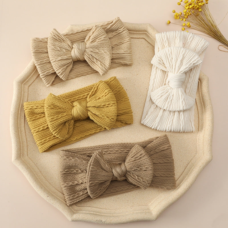 Children's Stylish Bow Knot Nylon Headband Hair Accessory