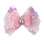 Kids' Princess Glitter Bow Hair Clip with Rhinestones