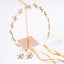 Korean Bridal Rhinestone Star Hairband and Ear Clip Set for Weddings