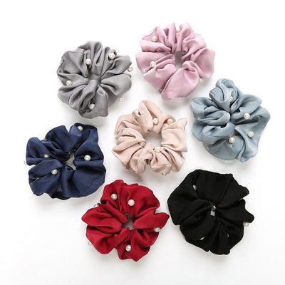 Korean and Japanese Pearl Cloth Hair Band and Flower Hair Accessories