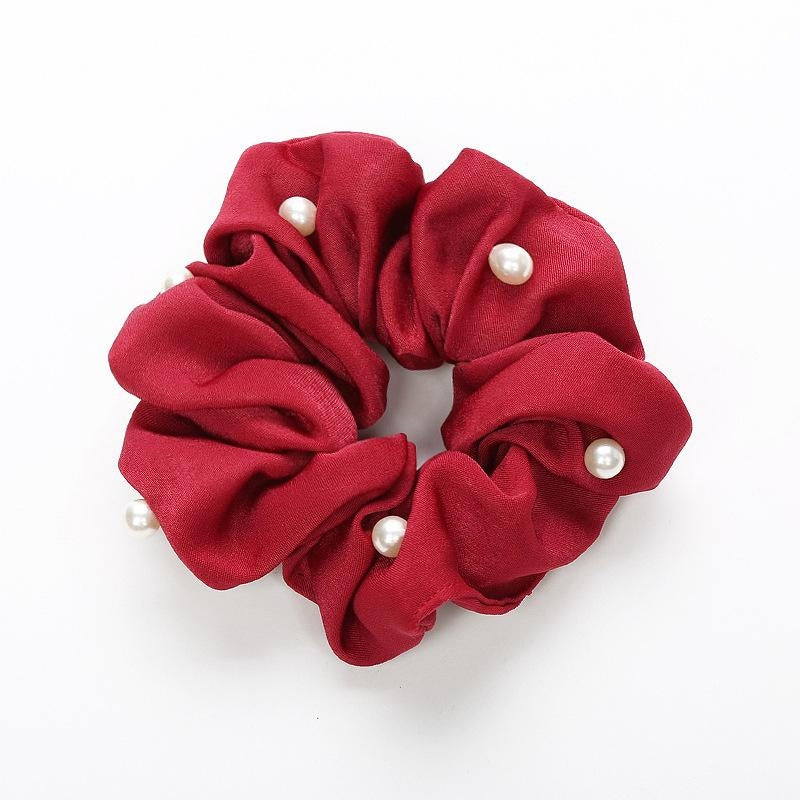 Korean and Japanese Pearl Cloth Hair Band and Flower Hair Accessories