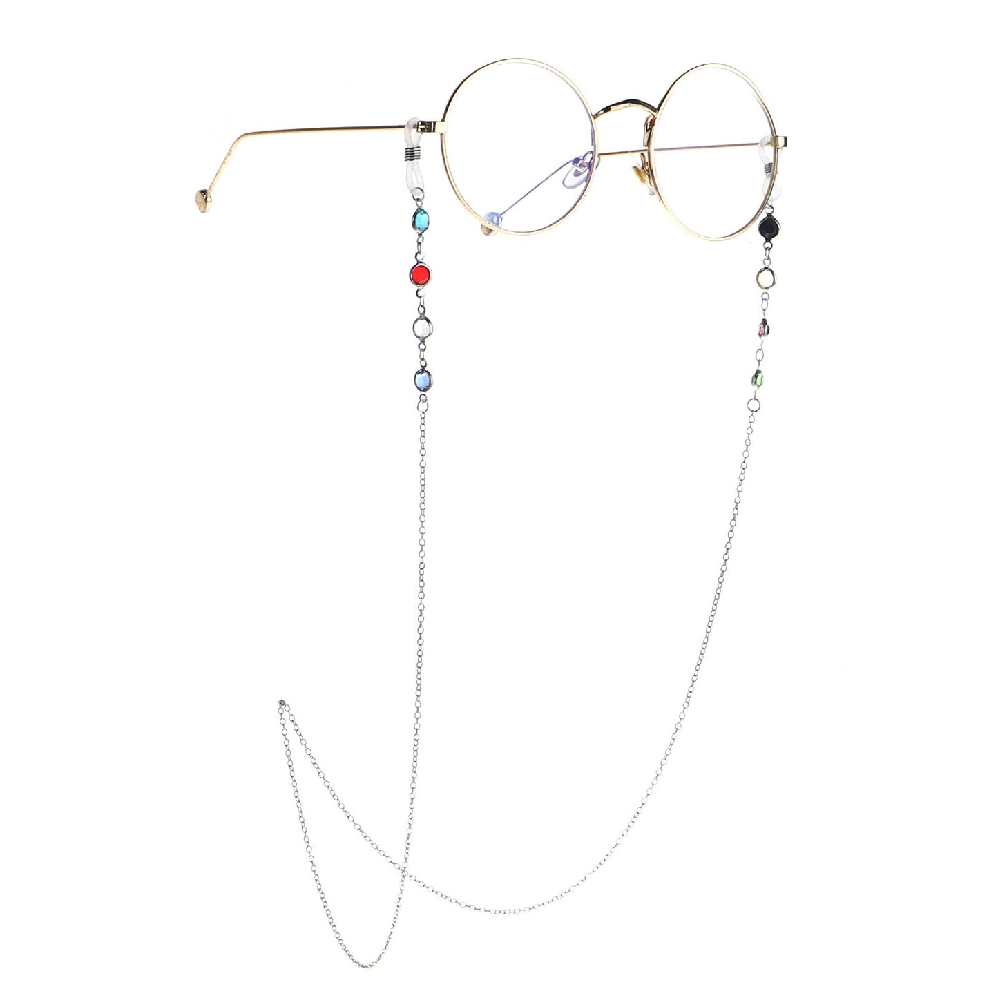 Korean Color Diamond Sunglasses & Myopia Glasses Chain - College Style Eyewear Rope