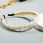 Korean Fashion Pearl Embellished Non-slip Headband for Women