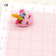 Korean Fashion Pink Resin Cartoon Unicorn Earrings