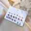 Korean Fashion Retro Stud Earrings Set - Trendy Temperament Combination Jewelry