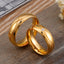 Korean Minimalist Geometric Titanium Steel Couple Rings