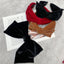 Korean Retro Black Velvet Double Bow Hair Band