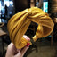 Korean Style Fabric Cross Wide Headband for Women