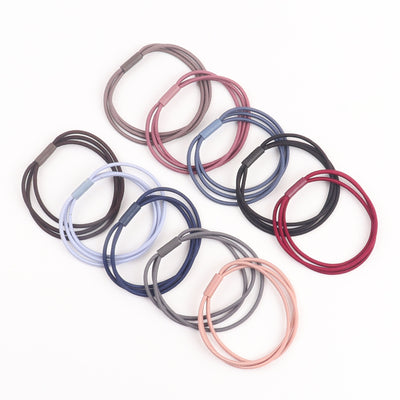 Korean High Elastic Hair Rope Set - Women's Rubber Band & Hair Tie 3-in-1 DIY Accessories