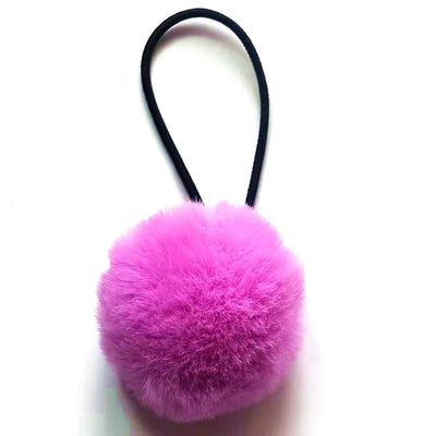 Korean Pom-Pom Hair Ring for Children - Rubber Band Hair Accessories