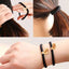 Korean Style Black Elastic Nylon Headband and Hair Tie Set