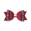 Korean Multi-Layer Leather Bow Hair Clip - Candy Color Cartoon Children's Accessory