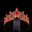 Lady Crown Alloy Inlay Gemstone Bridal Tiara Crystal Princess Headpiece