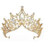 Lady Crown Alloy Inlay Gemstone Bridal Tiara Crystal Princess Headpiece