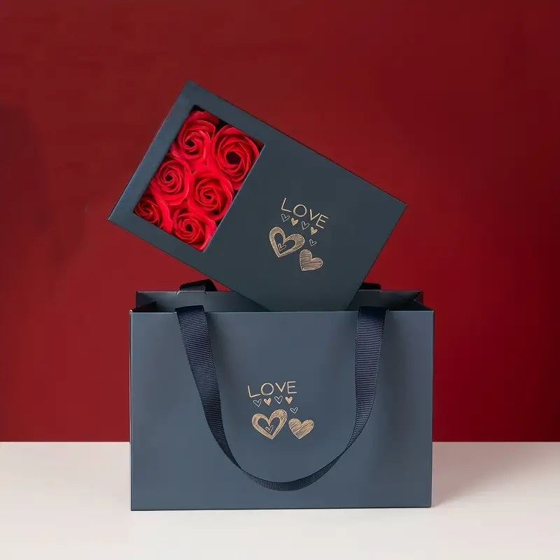 Modern Square Jewelry Packaging Bags and Boxes for Valentine's, Mother's Day, and Birthday Gifts