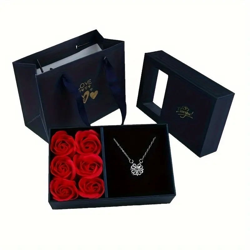 Modern Square Jewelry Packaging Bags and Boxes for Valentine's, Mother's Day, and Birthday Gifts