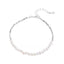 Elegant Pearl Sterling Silver Beaded Bracelet - Women's Luxury Design