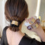 Elegant Metal Arch Hair Tie - Rectangle Alloy Plating Ponytail Holder