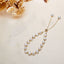 Solid Color Alloy Freshwater Pearl and Bodhi Bead Bracelet Set