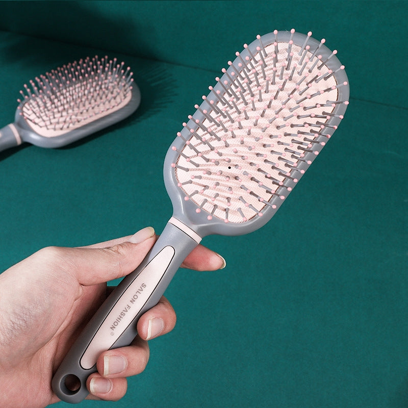 Elegant Solid Color Anti-Static Air Cushion Hairbrush for Women