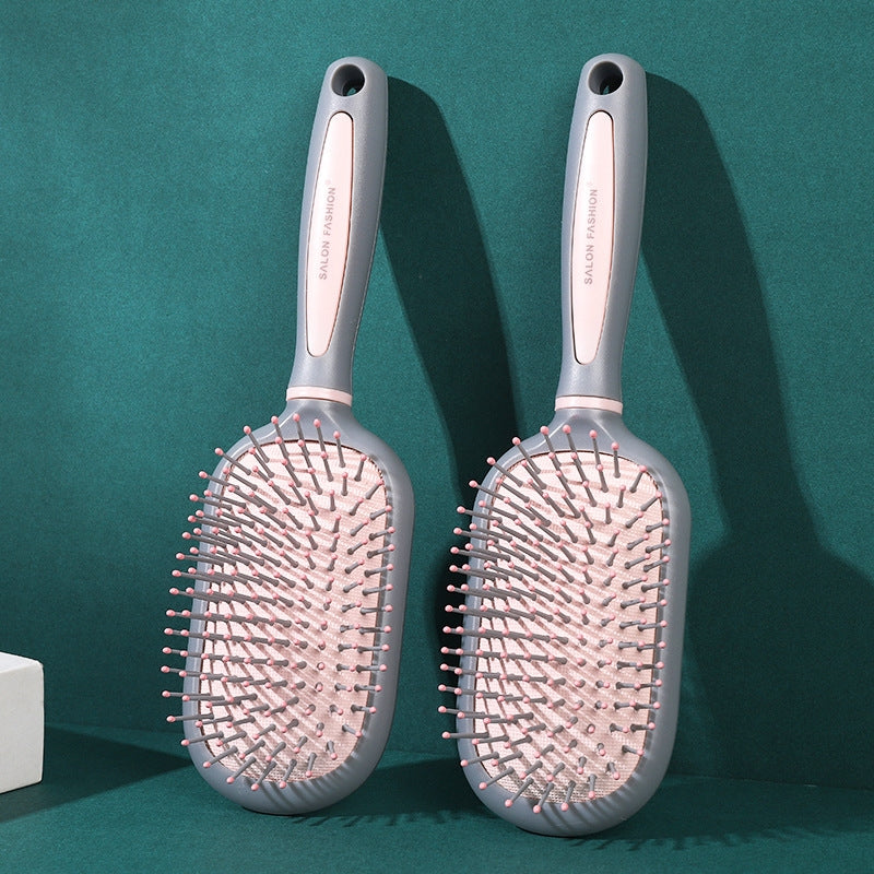 Elegant Solid Color Anti-Static Air Cushion Hairbrush for Women