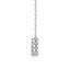 Lady Sterling Silver Moissanite Necklace
