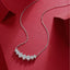 Lady Sterling Silver Moissanite Necklace