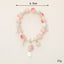 Lady Sweet Classic Pentagram Bell Crystal Alloy Moonstone Bracelets for Women