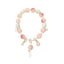 Lady Sweet Classic Pentagram Bell Crystal Alloy Moonstone Bracelets for Women