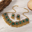 Luxurious Geometric Tassel Rhinestone Gold Plated Jewelry Set for Women